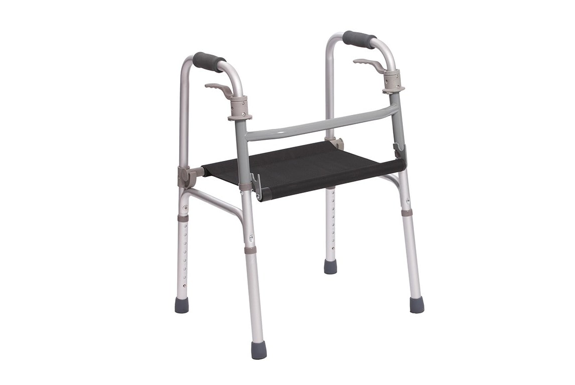 Andador Articulado Plegable con Asiento de Lona1