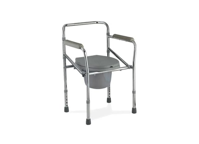 Baño Portatil Cromado Gris1