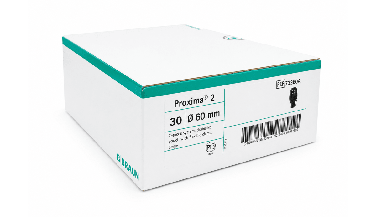 Bolsa Colostomía Braun Proxima 2 60mm ref 73360A cjx301