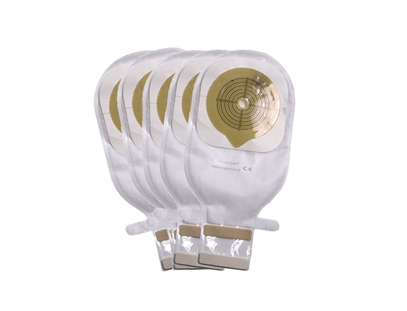 Pack Bolsa Colostomía Confort Velcro x5 uds ref 110121
