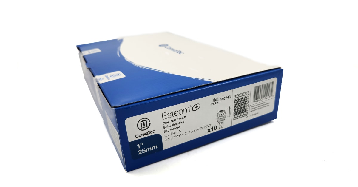 Bolsa Colostomia Convatec Esteem Convexa 25mm ref: 416743 cjx101