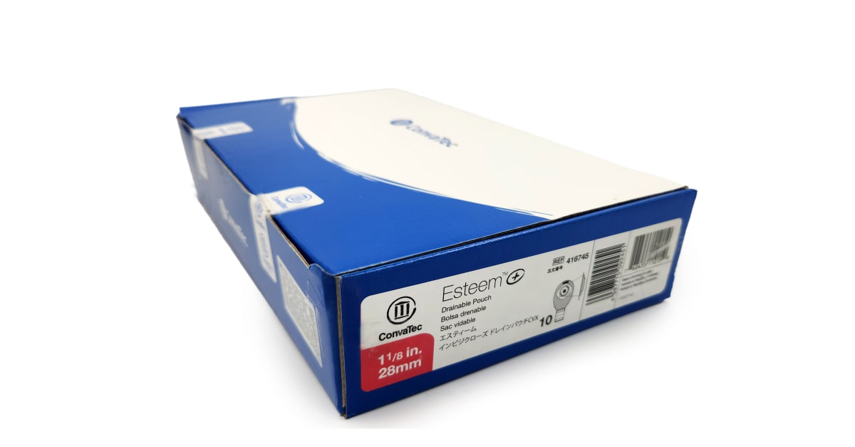 Bolsa Colostomía Convatec Esteem Convexa 28mm Ref: 416745 cjx101