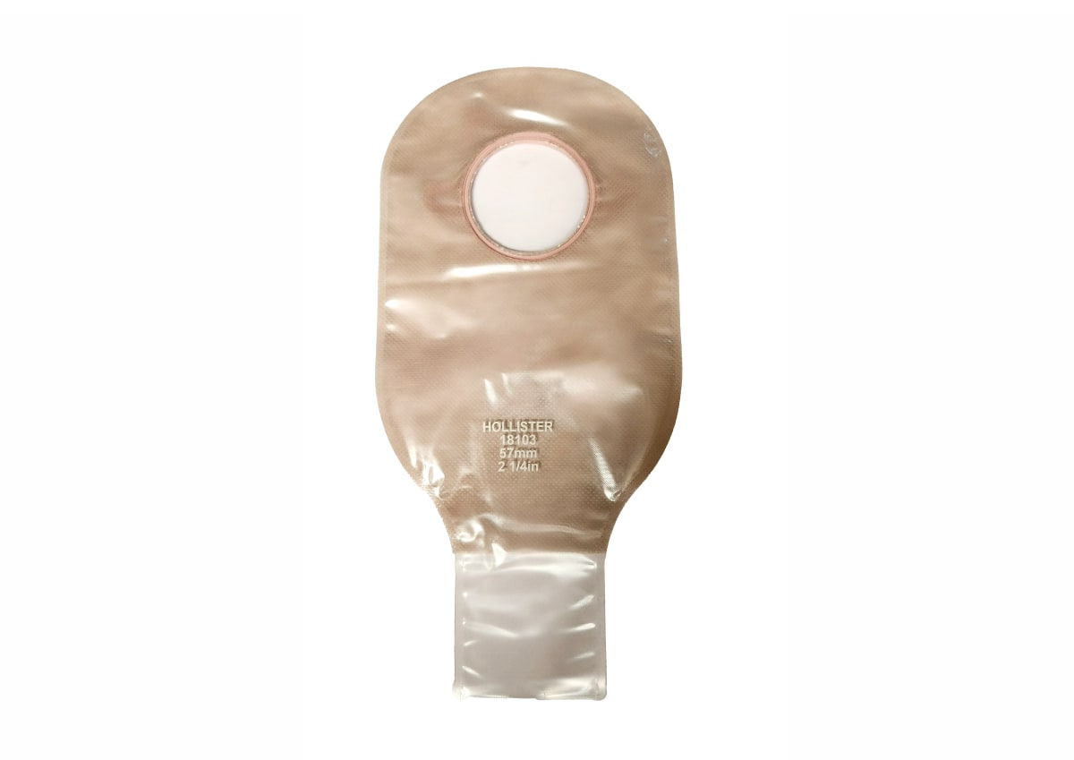 Bolsa Colost. Hollister 57mm Transp, Pinza, S/F. Ref: 181032