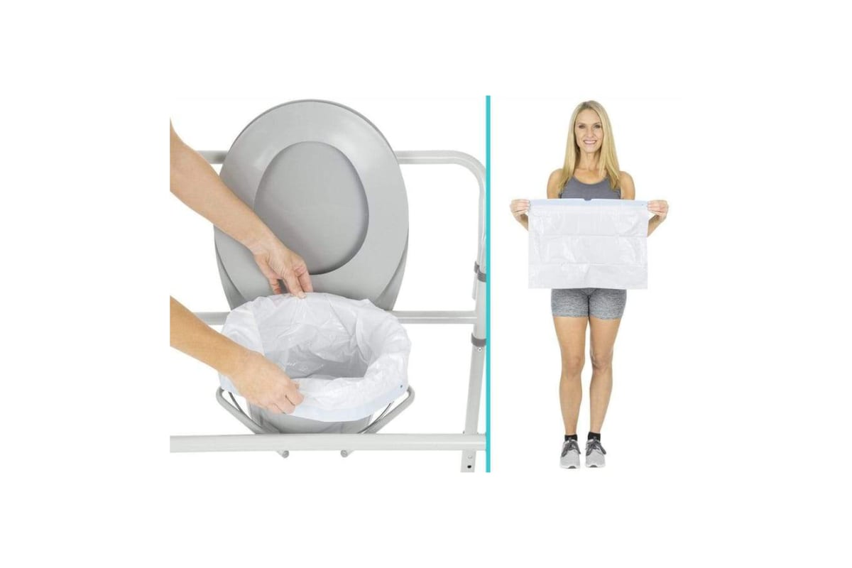 Bolsas Desech. para Baño Portátil x 24 ud. con Apósitos Superabsorbentes  Vive® LVA10773