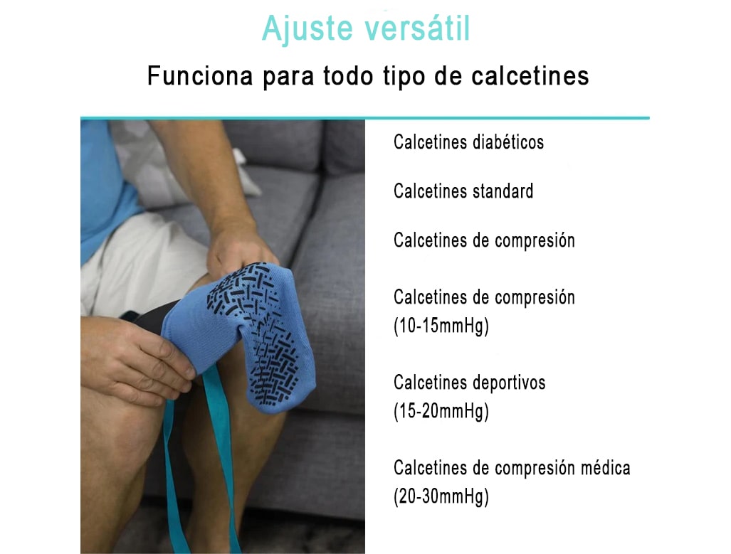 Calzador y Removedor de Calcetines Vive Health LVA2079BLK3
