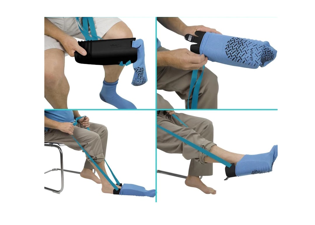 Calzador y Removedor de Calcetines Vive Health LVA2079BLK2