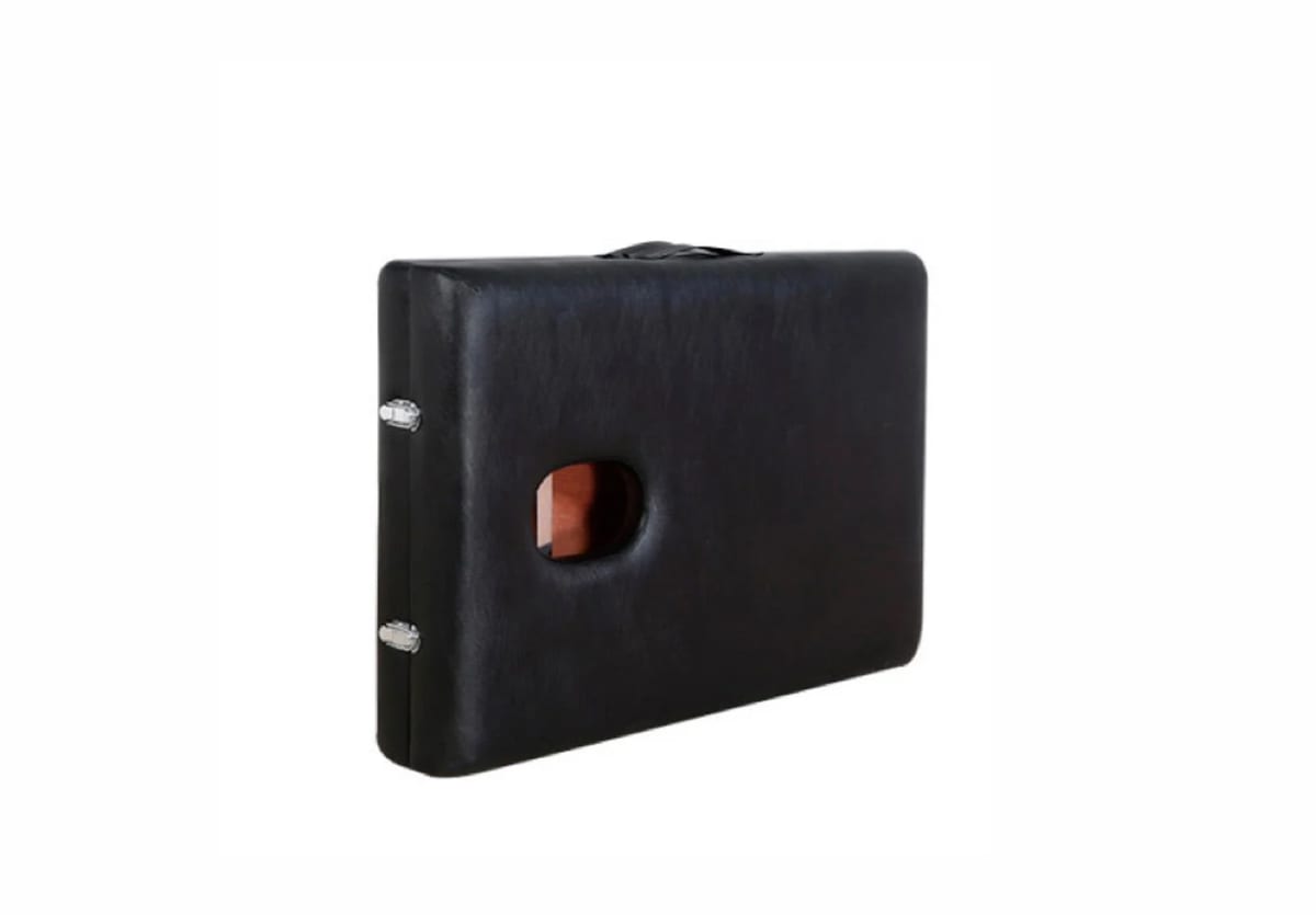 Camilla de Masaje Portátil Negra con Orificio Facial2