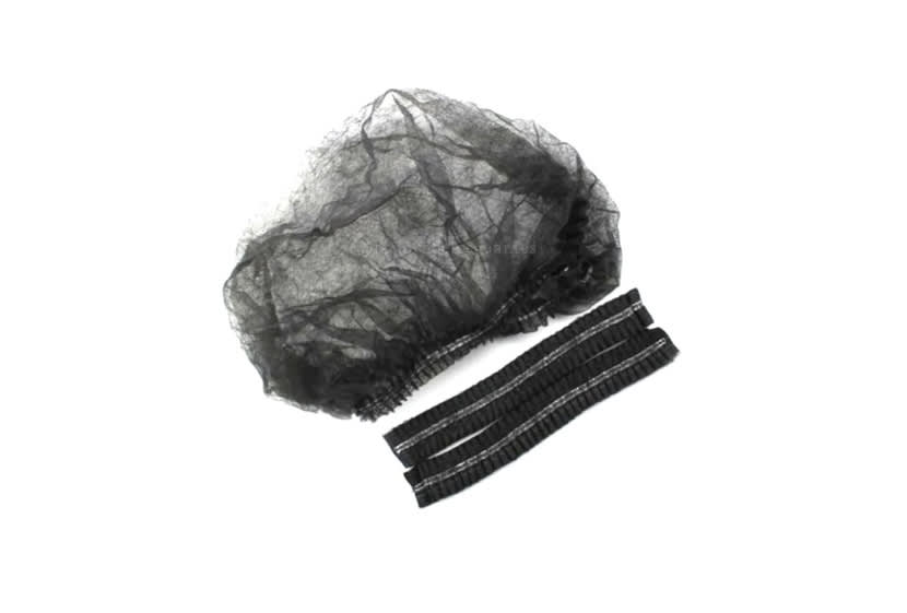 Cofia / Gorro Desechable Negra bolsa x 100 unds1