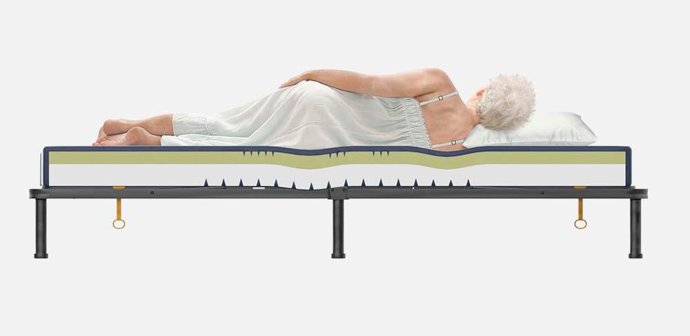Colchón con Memory Foam Antiescaras TM4003