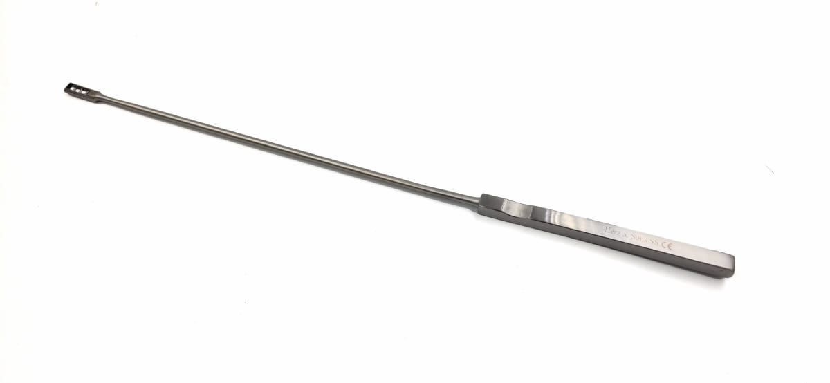 Cureta para Biopsia Kevorkian Herz & Sons 300mm con Cesta 4mm1