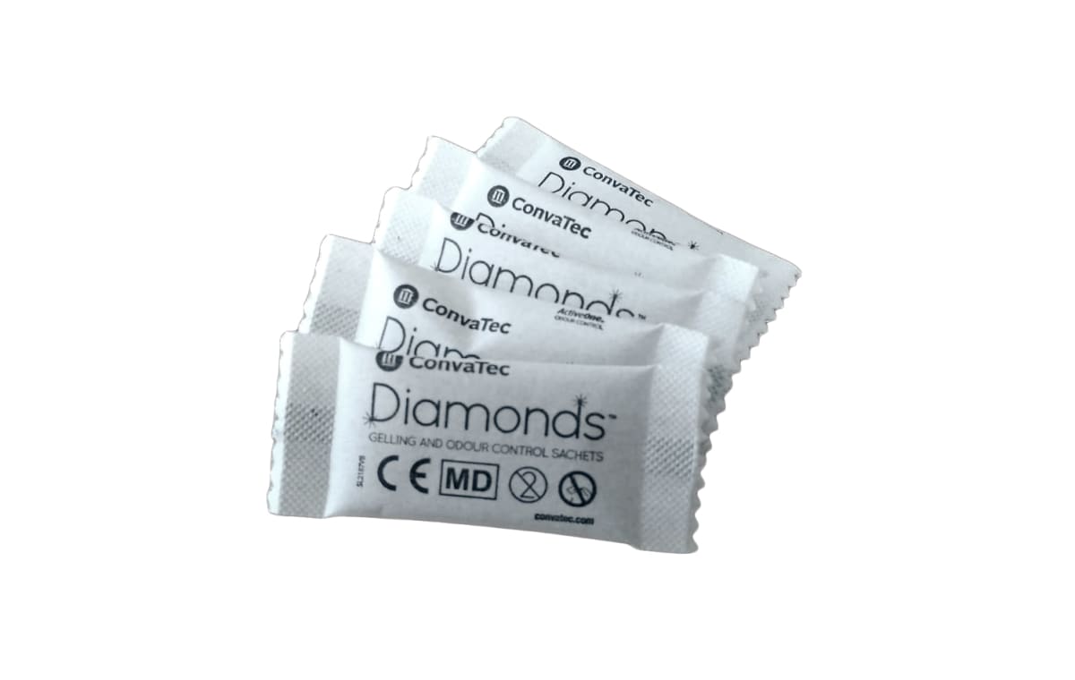 Diamonds Gelling and Odour Control Convatec pack x 5 uds.1