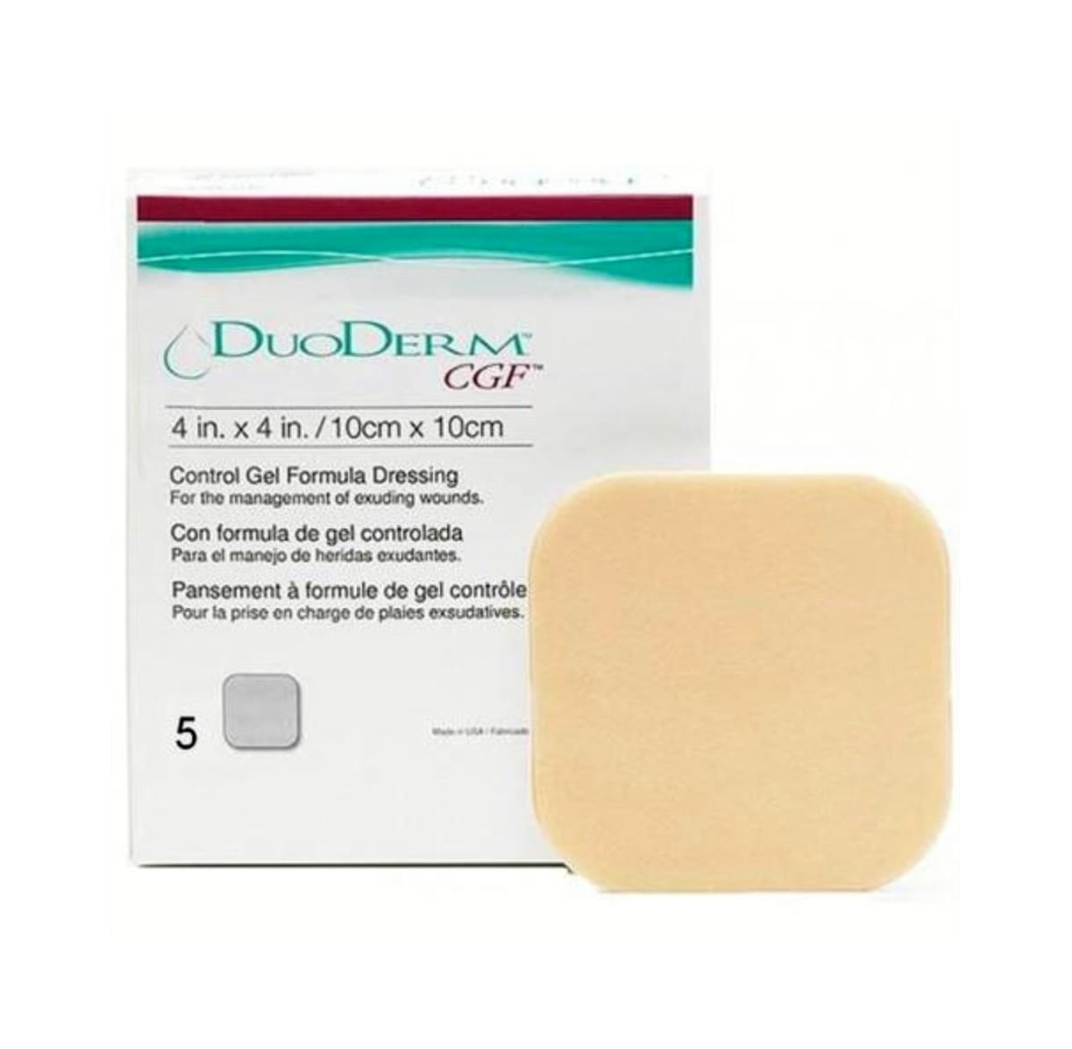 Aposito DuoDerm® CGF™ Convatec 10x10 cjx51