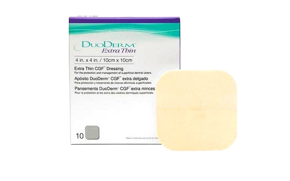 Apósito DuoDerm® Extra Delgado 10x10cm cjx101
