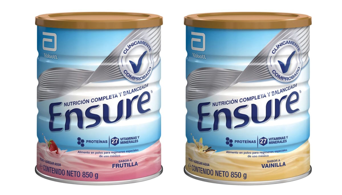 Ensure Pack Combinado x2 (Frutilla, Vainilla) 850grs.1