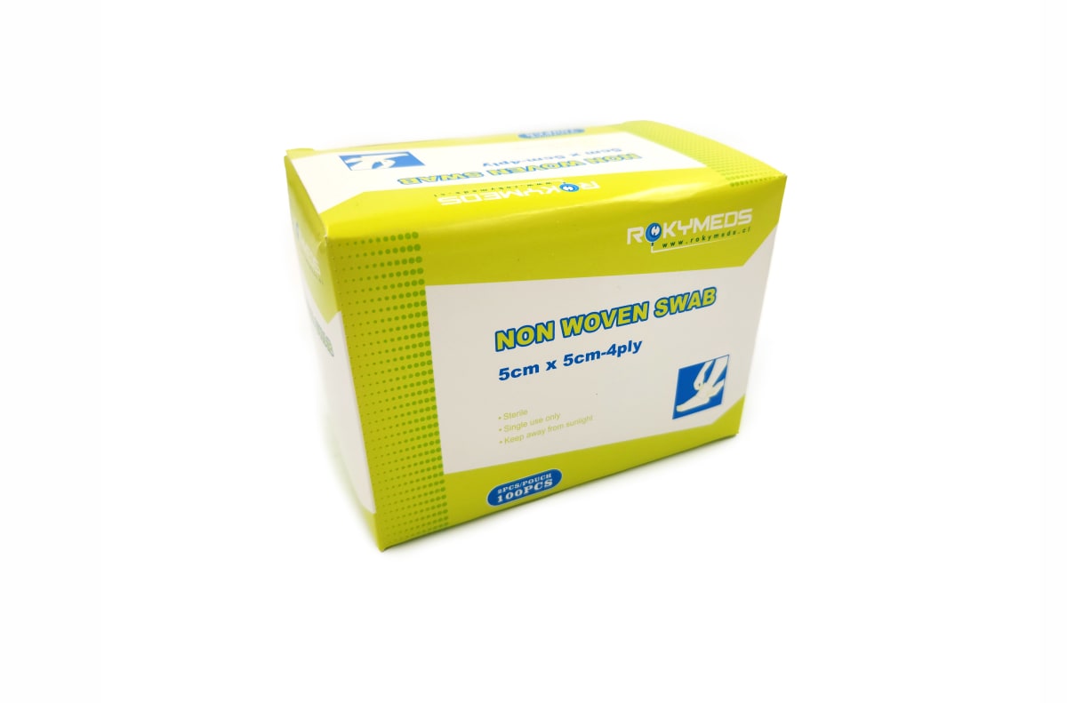 Gasa Estéril 5x5 cm Rokymeds caja x 50 uds.1