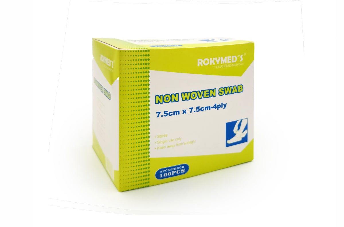 Gasa Estéril 7,5x7,5 cm Rokymeds cjx50 uds.1