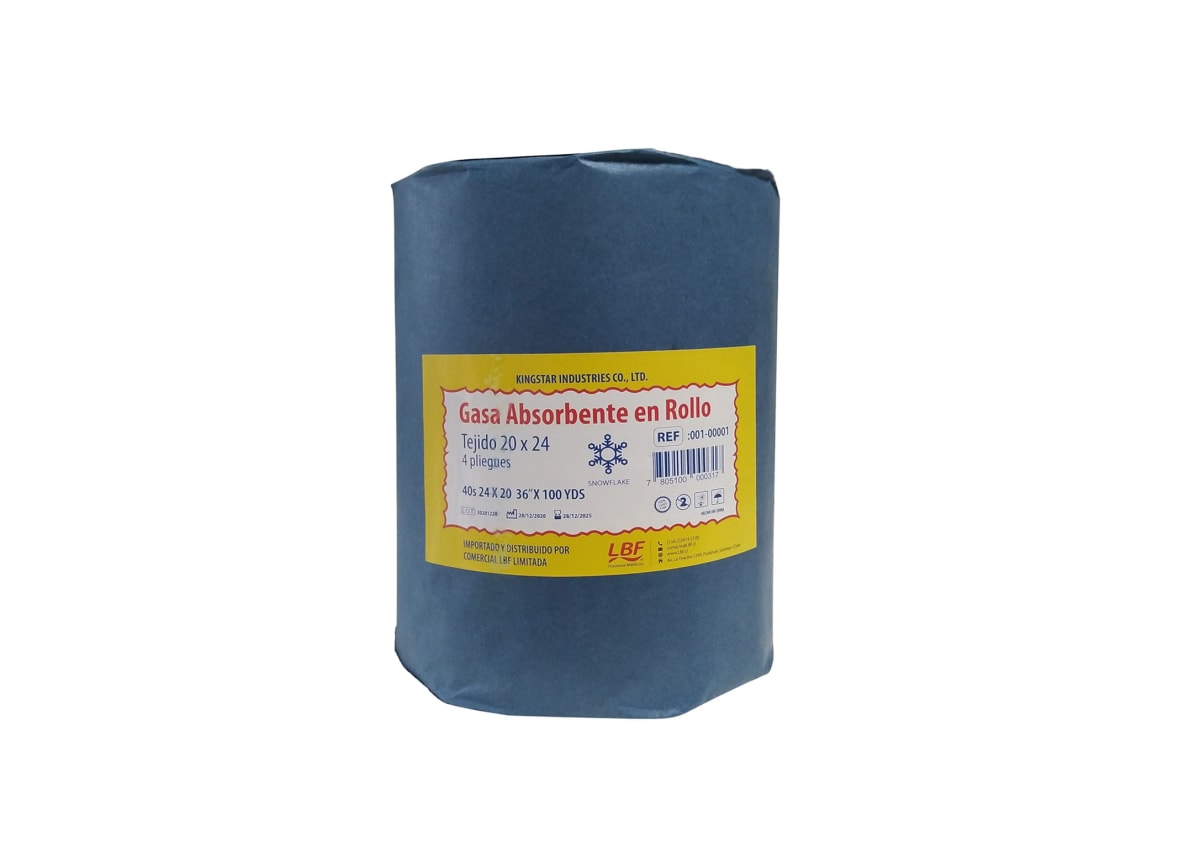 Gasa Absorbente en Rollo LBF1