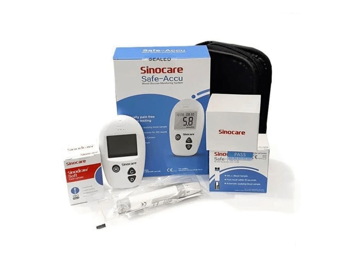 Kit Glucómetro Sinocare Safe-Accu1