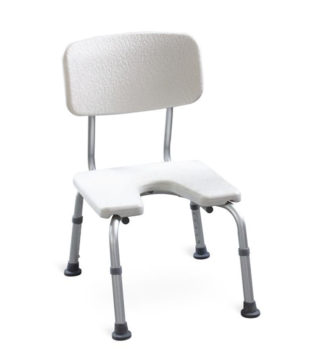 Silla para ducha con rebaje genital en U1