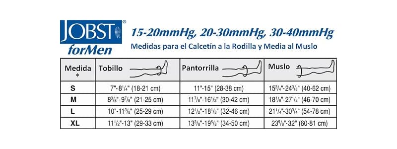 Media Jobst Hombre Muslo 15-20 mmHg2