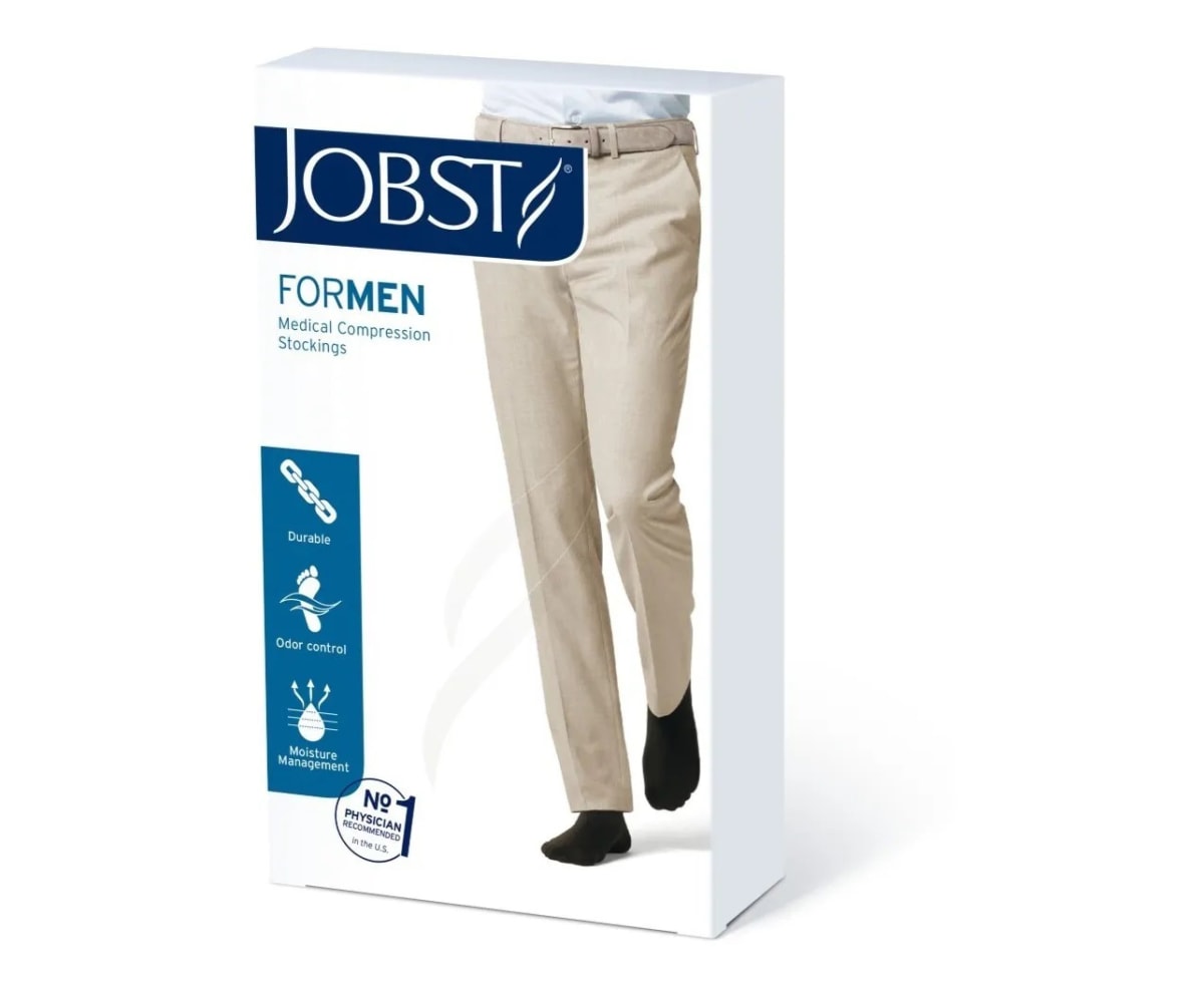 Media Jobst 15/20 Rodilla Hombre Talla S Black1