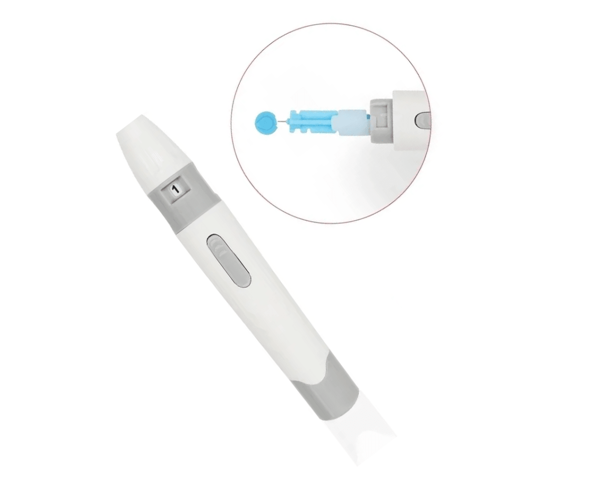 Lancetero Plástico Blanco1