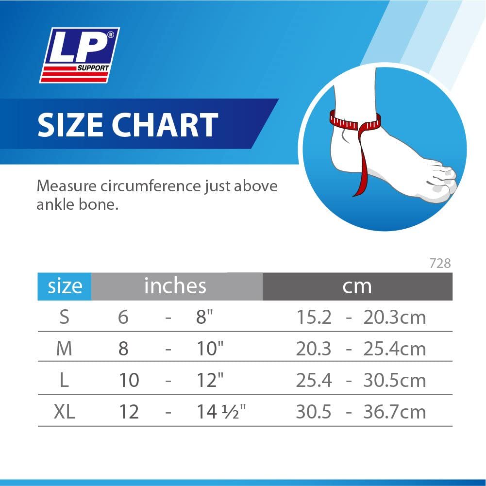 Tobillera Neopreno C/Velcro LP 7282