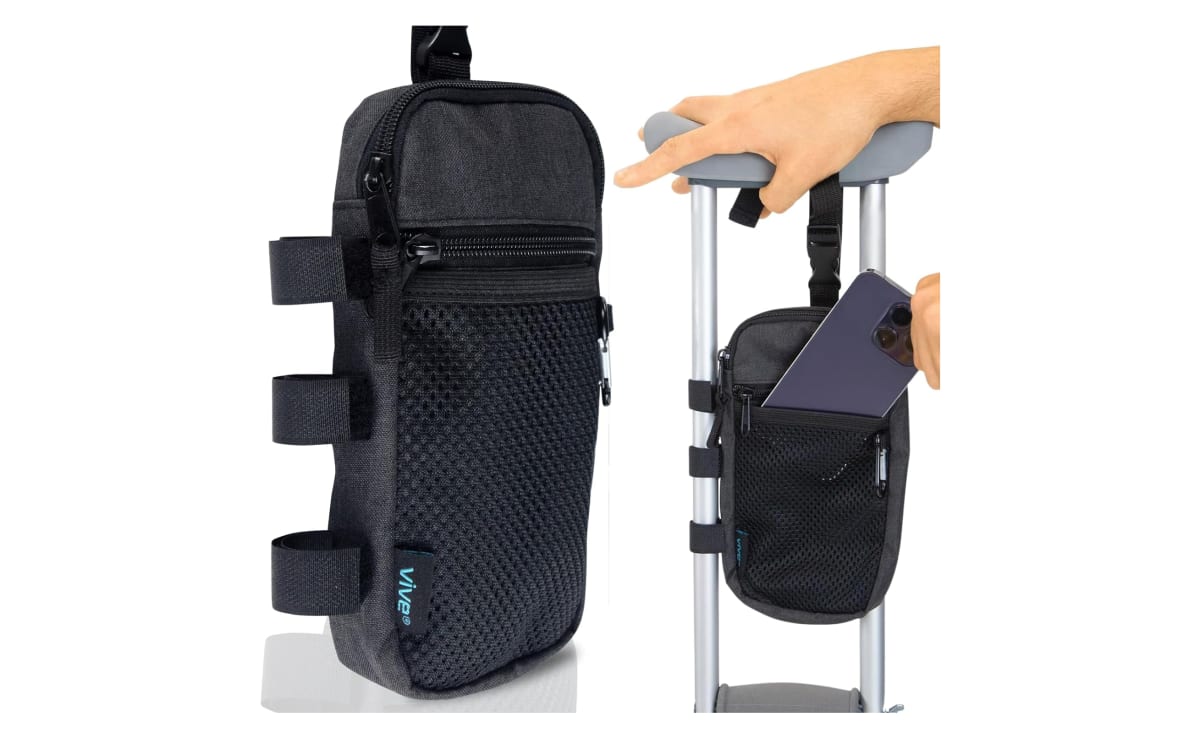 Bolso Multi Propósito para Bastón/Muleta Vive Health LVA30111BLK2