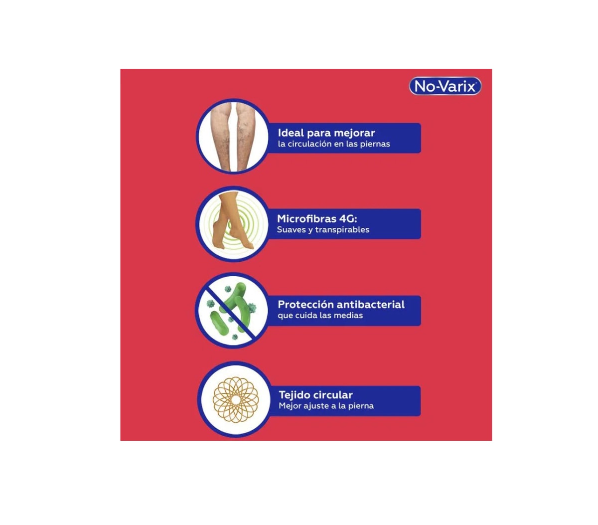 Pantimedia NO-VARIX® 15-20 mmHg Fibras 4G3