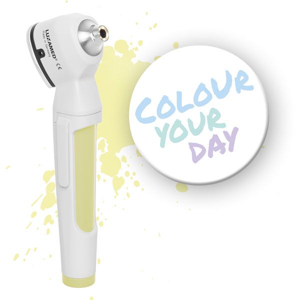 Otoscopio LuxaScope Auris LED 2.5 V CYD Colza Yellow1