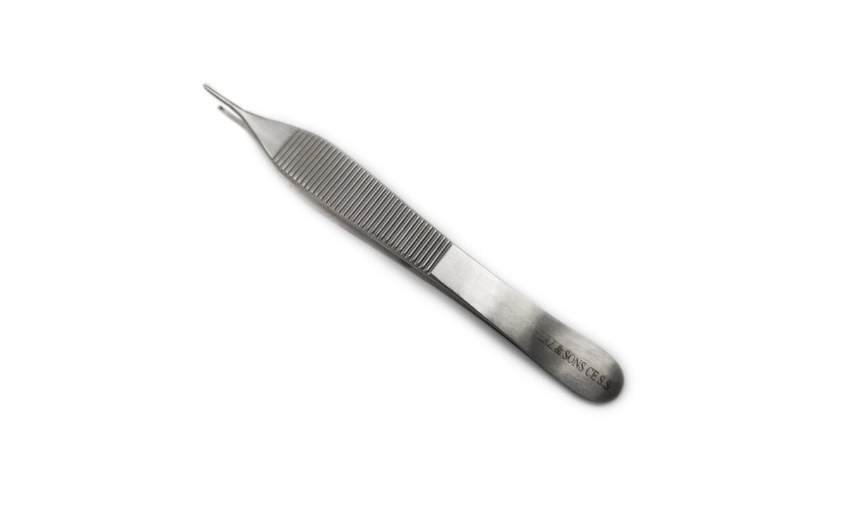 Pinza Micro-Adson 1 Diente 120mm1