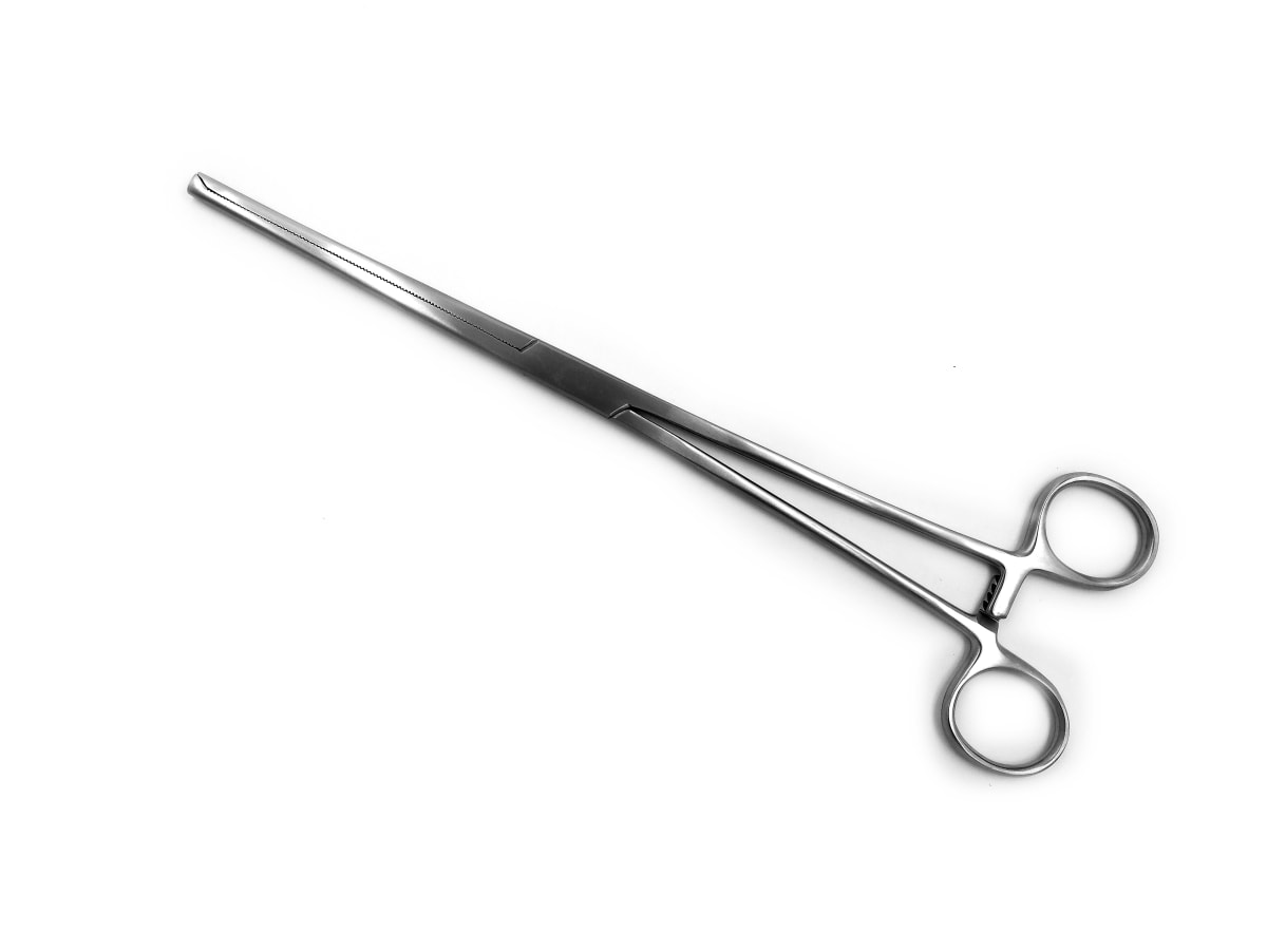 Pinza Kocher Recta H&S 26 cm1
