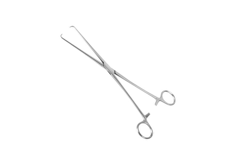 Pinza Pozzi para Cuello Uterino 25 cm1