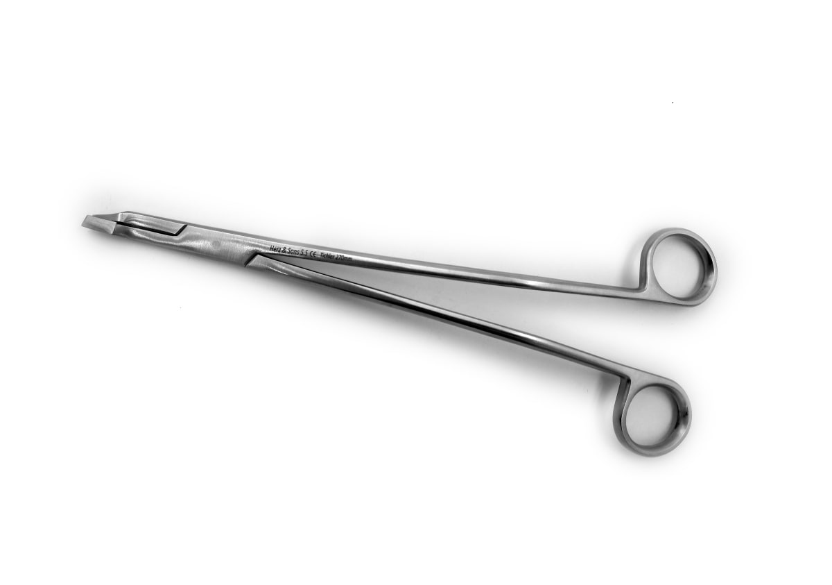 Pinza para Biopsia Uterina de Schubert 260 mm1