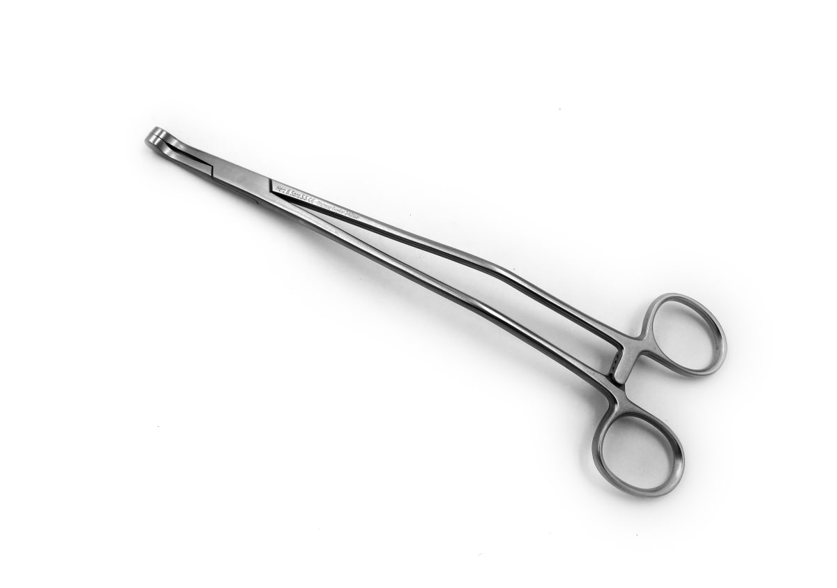 Pinza Thomas Gaylor para Biopsia de Cuello Uterino 25 cm1