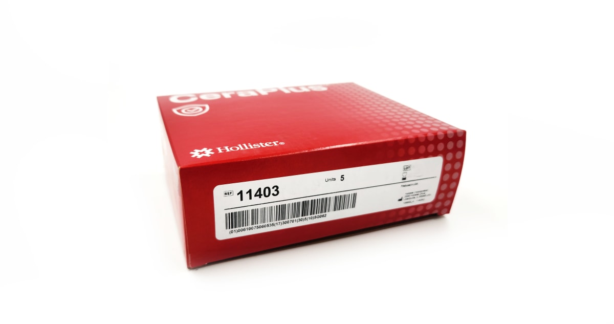 Placa Hollister Convexa Cera Plus New Image  57mm Ref: 11403 cjx51