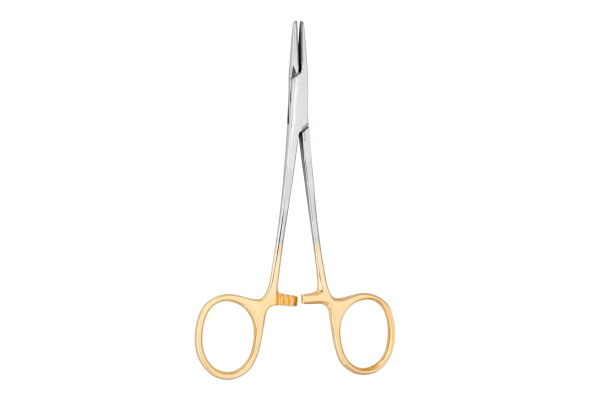 Porta Aguja Halsey Tungsteno 13 cm1