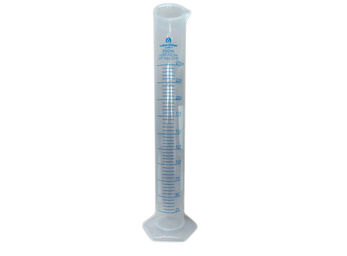 Probeta Plástica Polipropileno 250 ml1