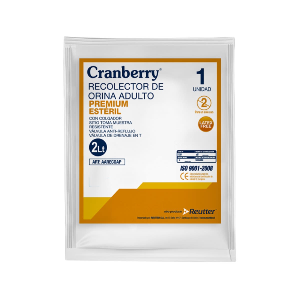 Recolector Orina Cranberry Premium 2lt1