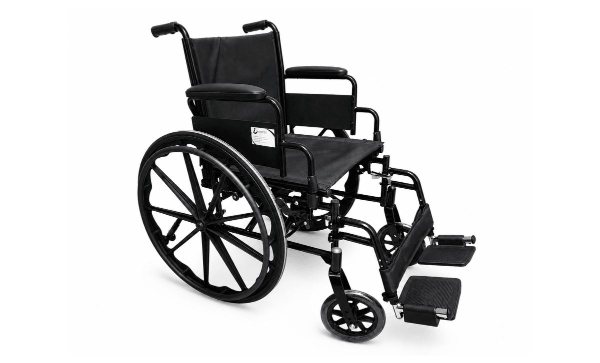 Silla de Ruedas Esmaltada Negra G-909B46YK1