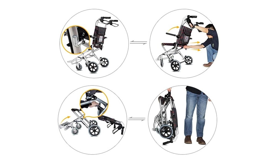 Silla de ruedas Emergencia KY9001L2