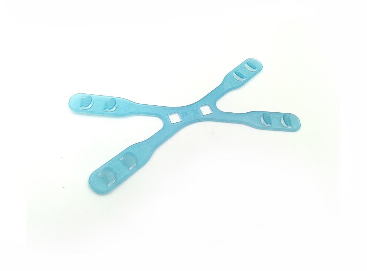 Sujetador de mascarillas azul1