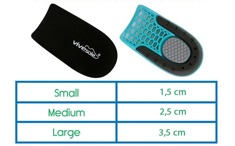 Talonera para Crecimiento Vive® Sole INS1048BLK2