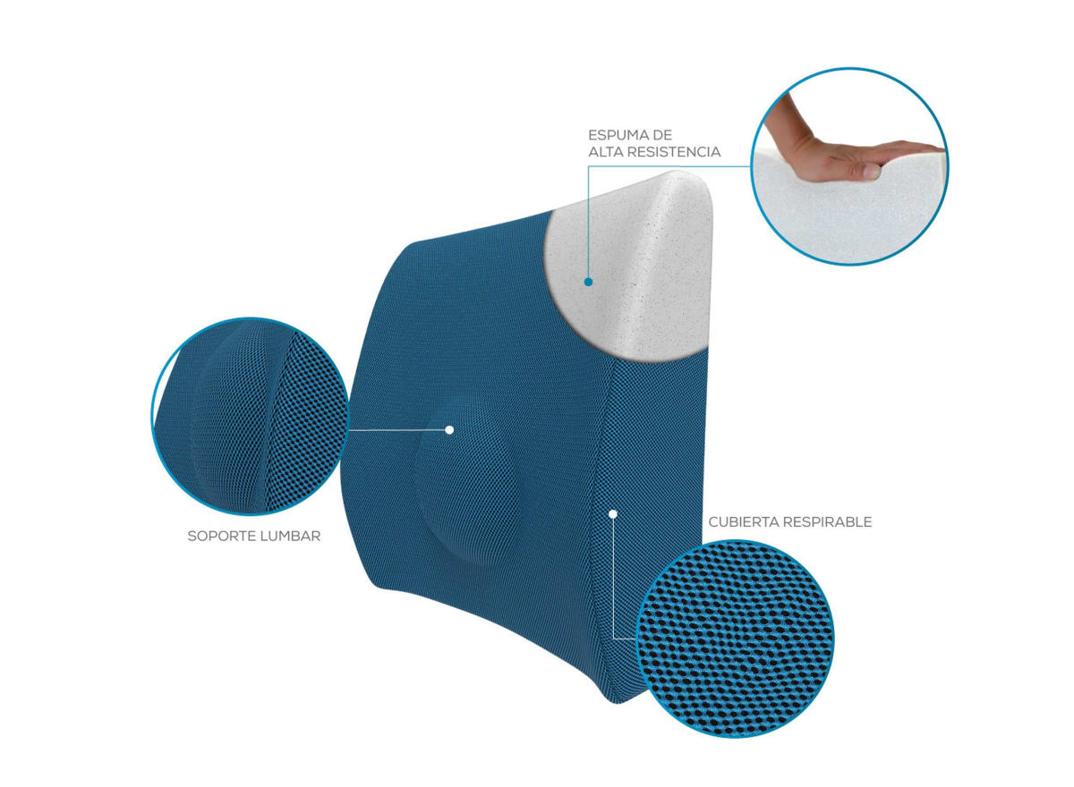 Cojín Therashape Negro TM3222