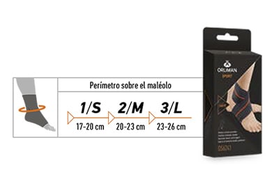 Tobillera Elastica Graduable Orliman Sport OS62412