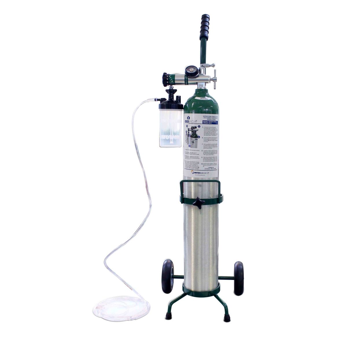 Pack Tubo Oxígeno 1mt cúbico tipo E1