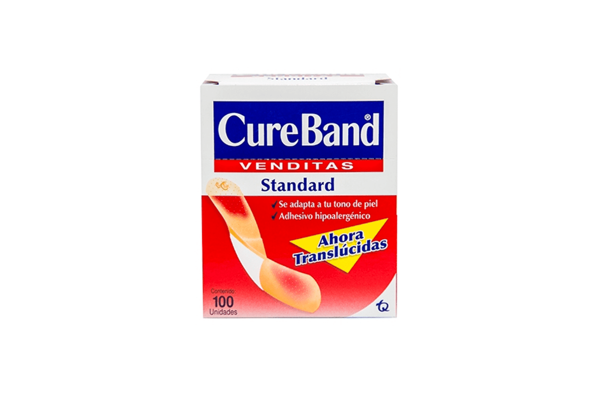 Parche Curitas Venditas Cureband x100 uds.1