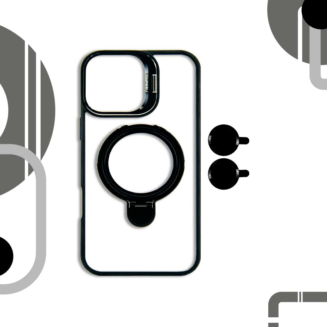 CASE MAGSAFE CON DOBLE SOPORTE + MICA CAMARA3