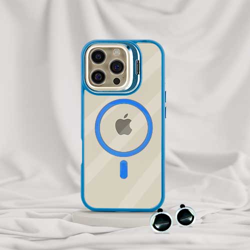 CASE MAGSAFE CON PARANTE METALICO + MICA CAMARA8