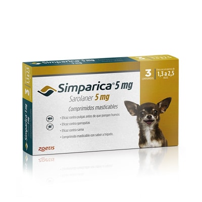 Simparica Caja 3 Comprimidos Masticables Simparica Caja 3 Comprimidos Masticables
